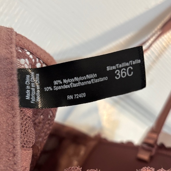 Rene Rofe Lace Bralette - Chocolate Brown - Picture 4 of 6